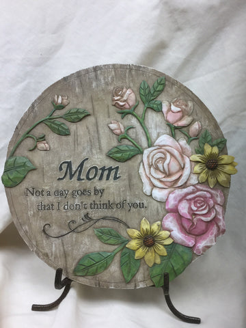 Stone-Mom Stepping Stone with Easel
