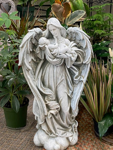 Angel holding Baby