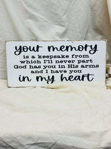 Your memory sign