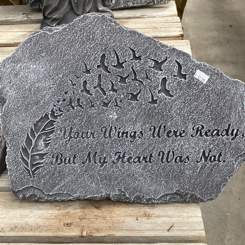 Your wings stone.