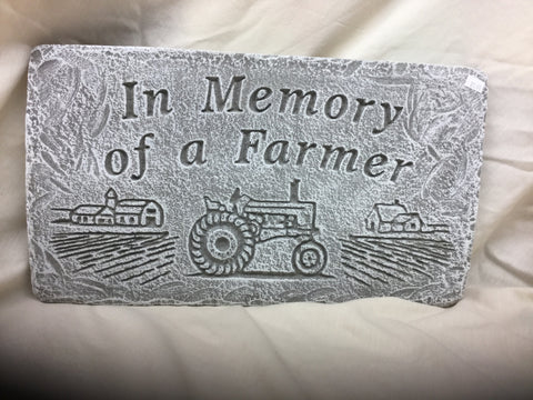 Stone-In memory of a farmer